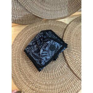 AARP Trifold Wallet Organizer with Black & Gray Pattern